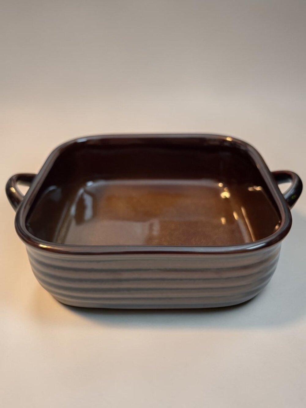 Nantucket Square Ceramic casserole Baking Dish With Handles Microwave/Oven/Dishw